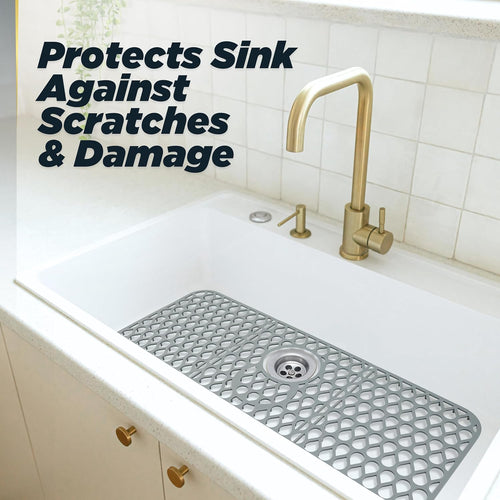 Silicone Sink Mat For Farmhouse Sink | $27.95