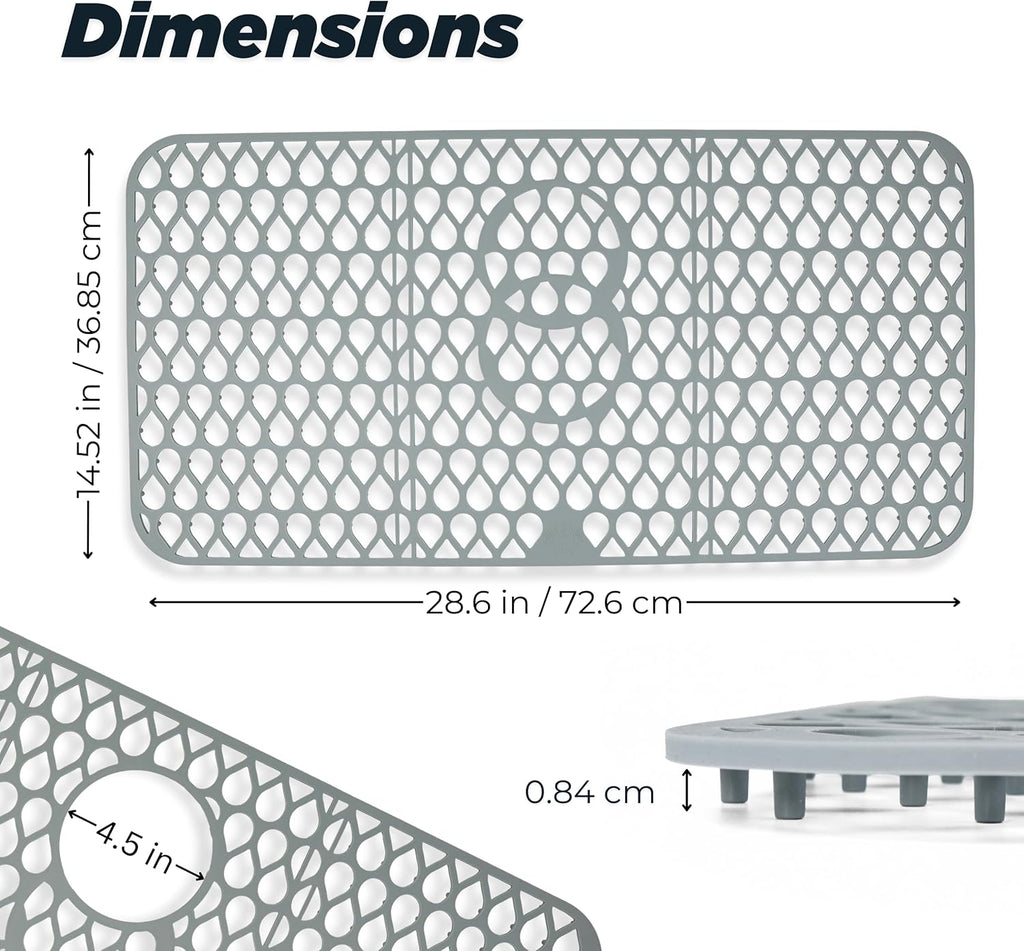 Silicone Sink Mat For Farmhouse Sink | $27.95